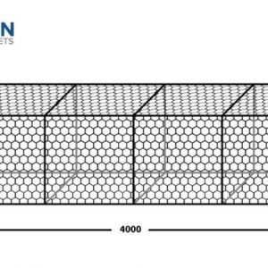 Century Woven Gabion Basket 4000x1000x500