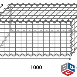 Century Mesh Gabion 1.0 x 0.5 x 0.5m Bezinal Kit