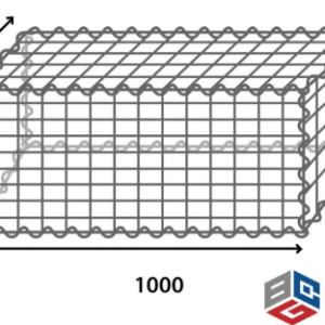 Century Mesh Gabion 1.0 x 0.5 x 0.3m Bezinal Kit