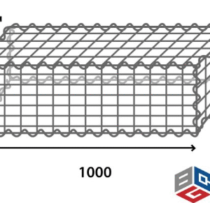 Century Mesh Gabion 1.0 x 0.3 x 0.3m Bezinal Kit