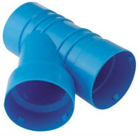 Drain Coil Fitting Y Junction 100mm